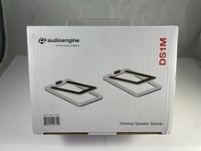 Audioengine DS1M Metal Speaker Stands Pair - Tilted for Desktop PC Black 