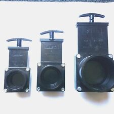 VALTERRA SLIDE GATE VALVE 1.5 inch 2 inch 3 inch Pipe Fitting Bargain Genuine 