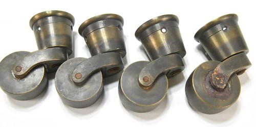 Vintage set large brass - 4,