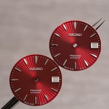 Genuine Seiko SRP853 28.5mm Red Presage Watch Dial 2pcs Available