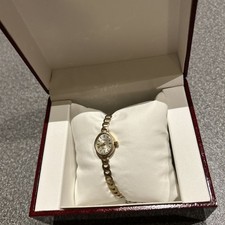 H. Samuel All 9ct Gold Luxury Swiss Made Ladies Watch