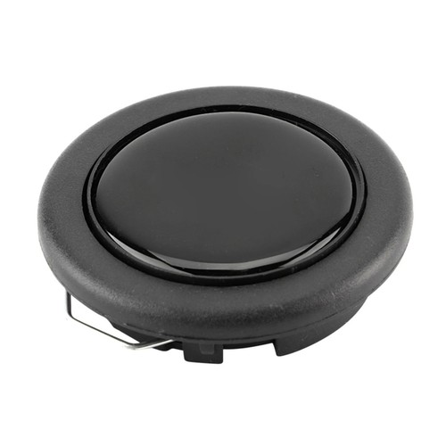Universal black steering wheel - black,