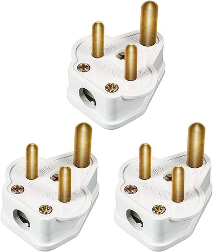 Pack amp round pin plugs - pack,