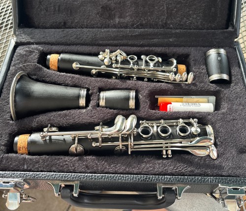 Black clarinet with - black, case