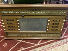 VINTAGE BURROUGHES & WATTS BILLIARDS / SNOOKER SCORE BOARD (see description)