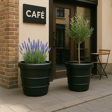 Classic Roto Moulded Planter 140L Frost Proof & UV Resistant for Gardens 66cm