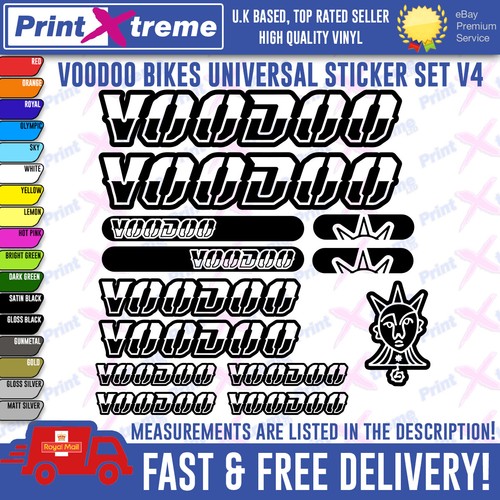 Voodoo bikes decal stickers - bikes,
