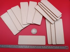 Wood RECTANGLE 12 x 4cm Craft Blank Shape 12 x 4cm PLY Plaque Sign Pyrography
