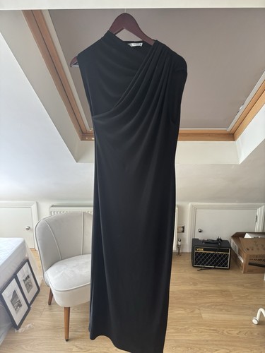 Zara black long midi - zara,