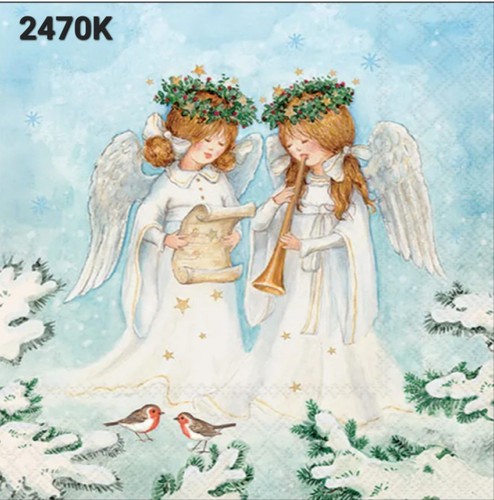 Angels christmas table - x,