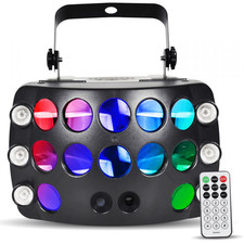 LED Butterfly with Laser and