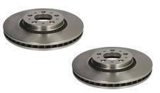 Rear Brake Discs Pair Solid