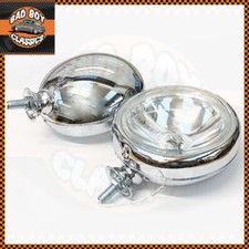 Pair 5" Polished Halogen Spot