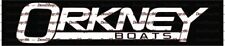 Orkney Boats II -Outdoor Sports- Car/SUV/Truck Vinyl Die-Cut Peel N' Stick Decal