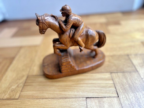Hand carved wooden - wooden, racing