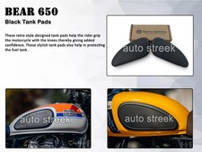 Fit For Royal Enfield Tank Knee Pad Black For Bear 650