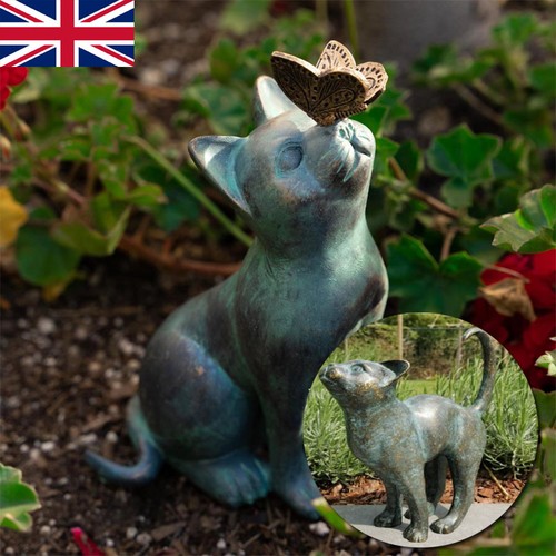 Beautiful cat statue ornament - cat,