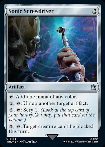 Sonic screwdriver - 1x, (0184)