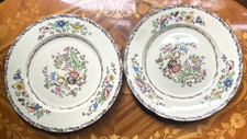 Vintage Alfred Meakin Jerome x2 Plates - 7” Inch - Royal Marigold, England RARE