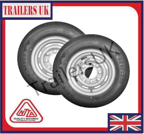 Pair trailer wheel 165 - of,