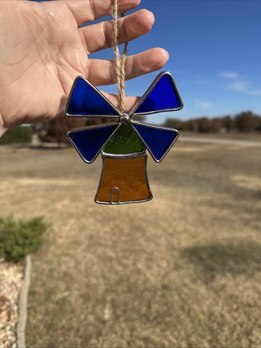 Holland style windmill stained - style,