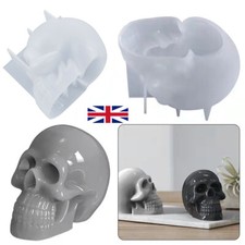 Halloween Silicone Skull Ornament Resin Casting Mold Home Decoration Epoxy Mould