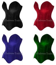 Overbust Velvet Corset Steel