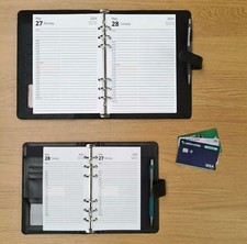 2025-2026 | A5 & Personal Size Refill | Day per Page Appointments - Fits Filofax