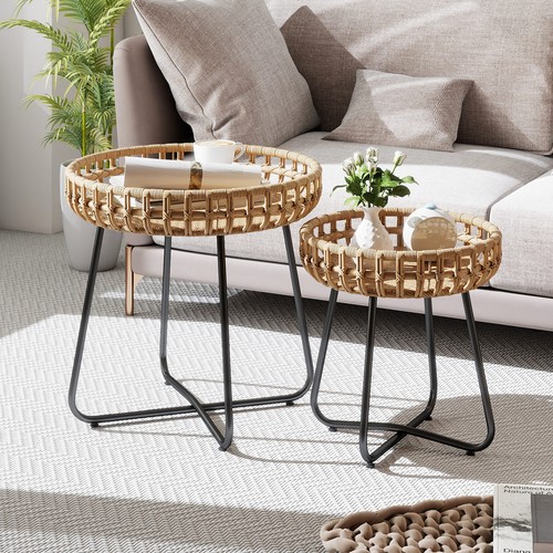 Patio accent end - end, coffee
