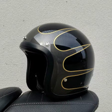 CASCO JET STILE HARLEY VINTAGE MOTO SCOOTER - 8 COLORI