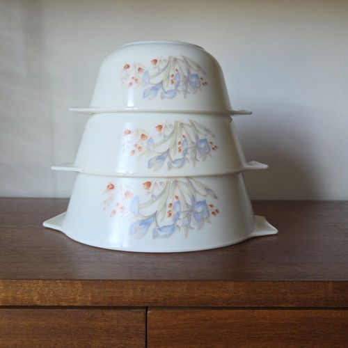 Vintage pyrex england blue - pyrex,