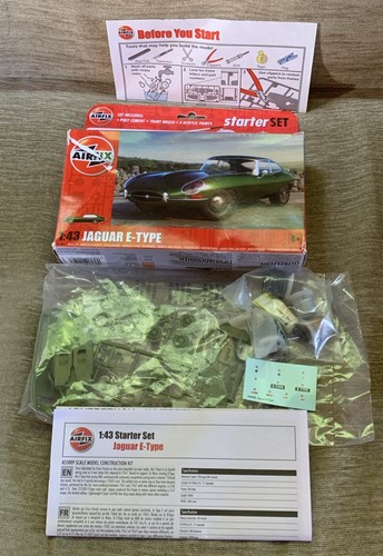 Airfix jaguar e type - airfix, e-type