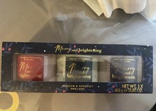 Asquith and Somerset Candles Set of 3 Scented Candles