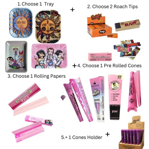 Pink rolling bundles tray - rolling, |