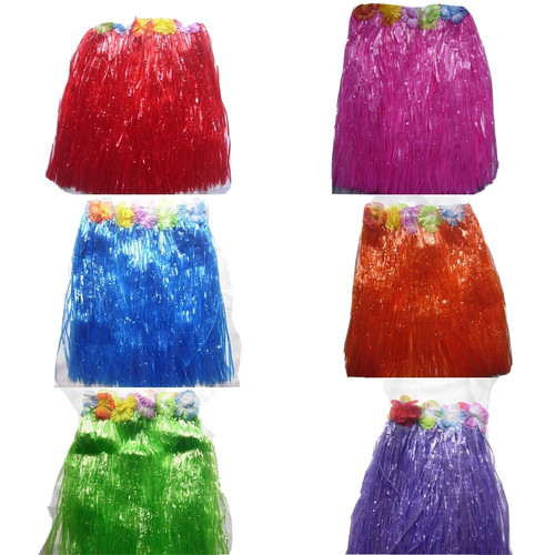 Hawaiian grass skirt flower - grass,