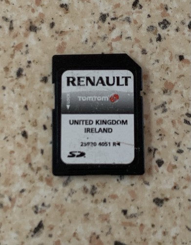 Renault sat nav - card, tomtom