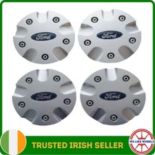 4 x Original Ford Focus MK1 Alloy Wheel Centre Caps.