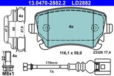 Fits ATE 13.0470-2882.2 Brake