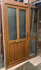 UPVC FRONT BACK DOOR Double Glazed WITH FROSTED PANEL GARAGE PORCH DOOR