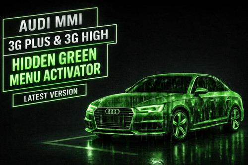 Audi mmi - mmi, green