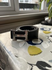 Men's Leather Belt with H