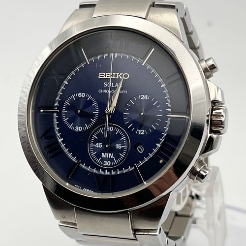 Seiko solar chronograph v175 - seiko,
