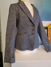 Avoca Mill Navy Herringbone