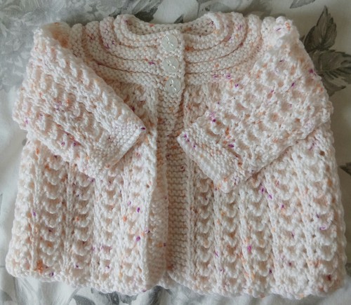 Beautiful hand knitted matinee - beautiful,