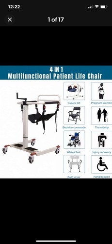 Patient lift transfer chair - patient,