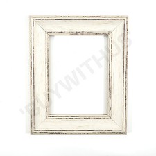 Shabby Chic Picture Frame Photo Frame Poster Frame Vintage White Distressed Matt