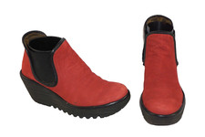 FLY London red and black matt