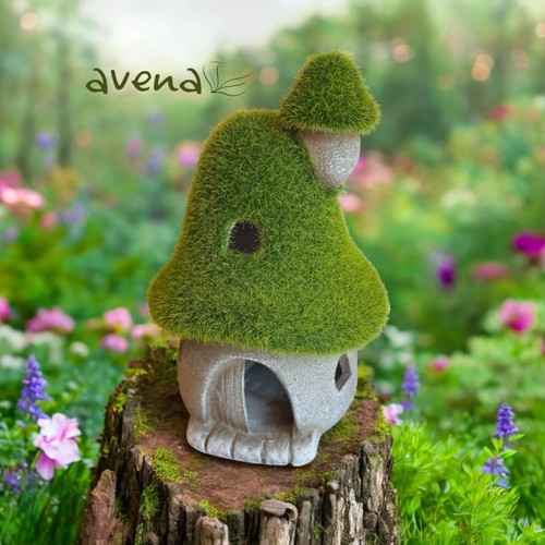 Grassy toadstool house - grassy,