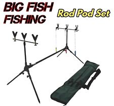 Complete Carp Fishing Rod Pod Set – Bite Indicators - Buzzer Bars - Bank Sticks