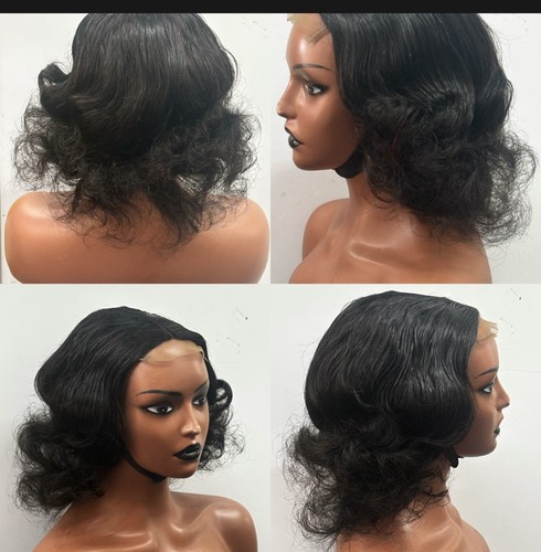Women remy short curly wig - remy,